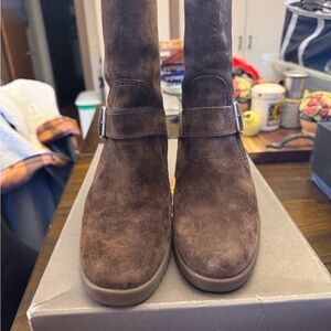 UGG Brown Ankle Boots Suede
